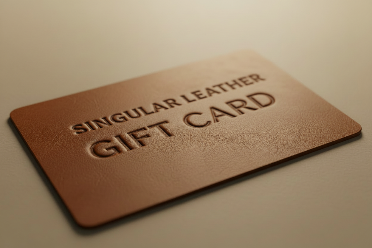 Gift Card Singular Leather